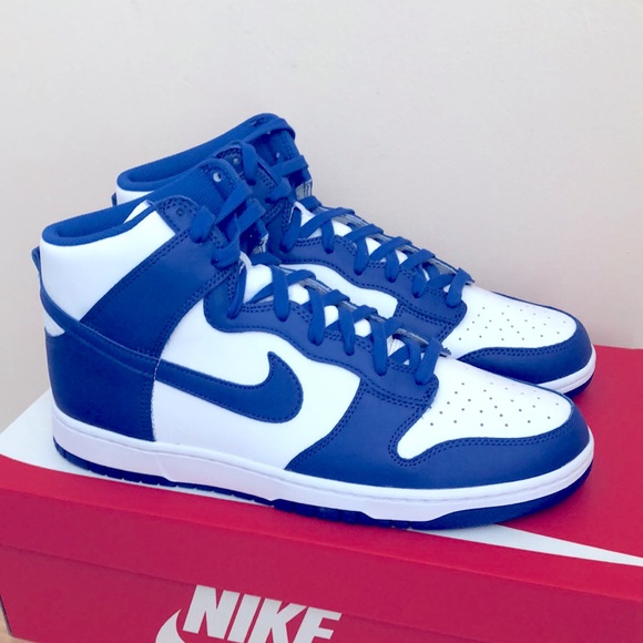 NIKE DUNK HI RETRO ‘KENTUCKY’ SNEAKERS - Picture 3 of 10